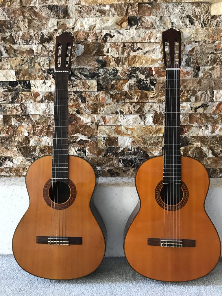 دو عدد گیتار c80 و c70 یاماها اصل سری اول