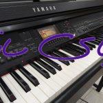 دو عدد پیانو (آکوستیک hero و دیجیتال cvp 701 یاماها) نو