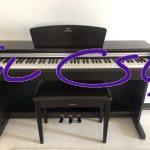 پیانو دیجیتال 135R-کشور تولید کننده اندونزی