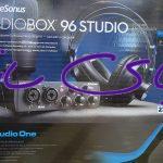 پکیج استدیویی AUDIOBOX 96 STUDIO شامل هدفون میکروفون کارت صدا و کابل ه